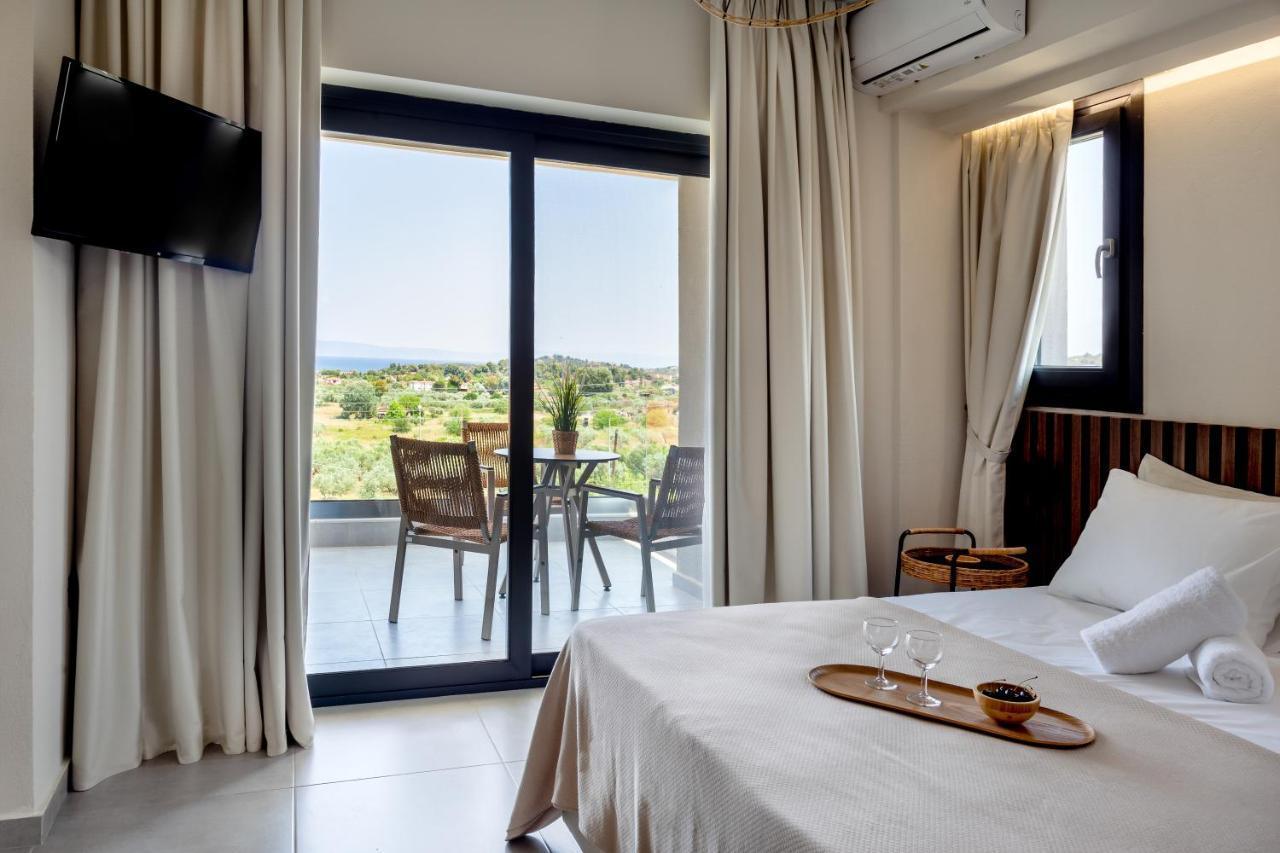 Aenaon View Apartment ออร์โมส ปานากีอาส ภายนอก รูปภาพ